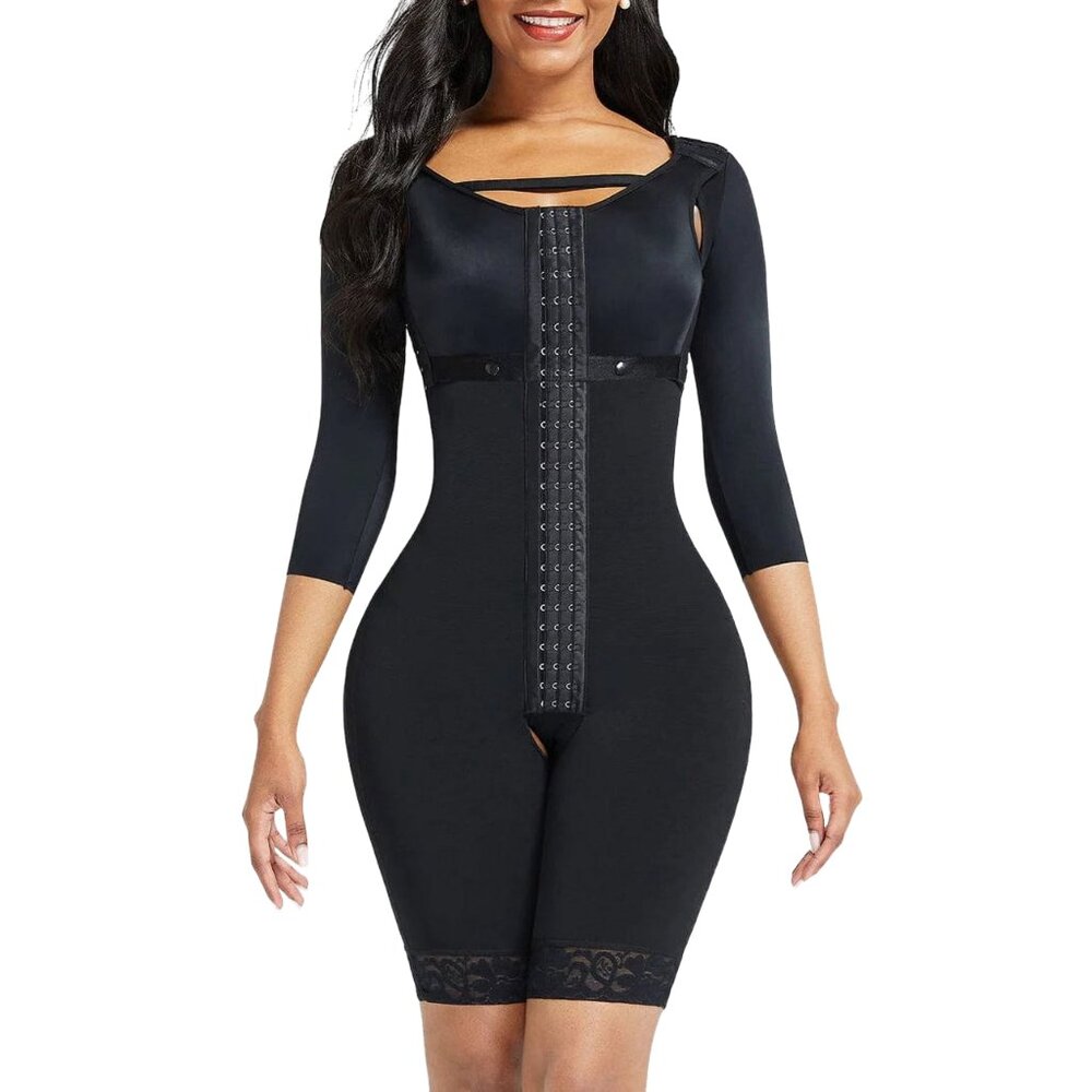 Hooks Straps Postpartum Full Body Shapewear Extreme Body Compression Lipo Faja